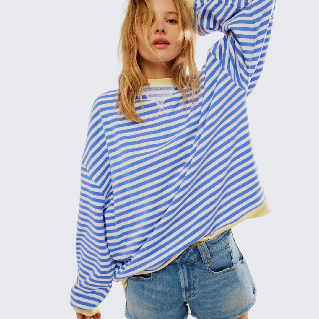 Mana | Striped oversized jumper