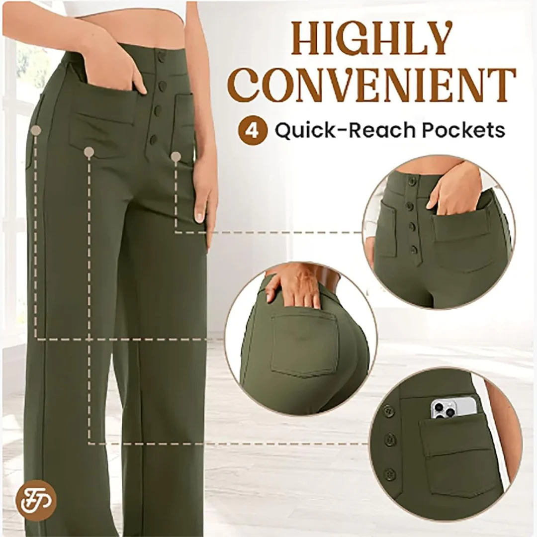 Dove | High-Waisted FlexiPants