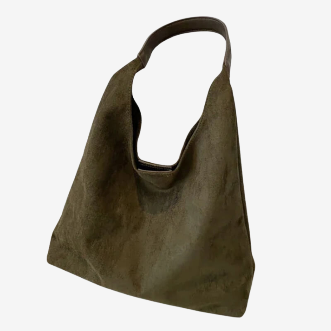 Suedique | Simple elegant suede bag