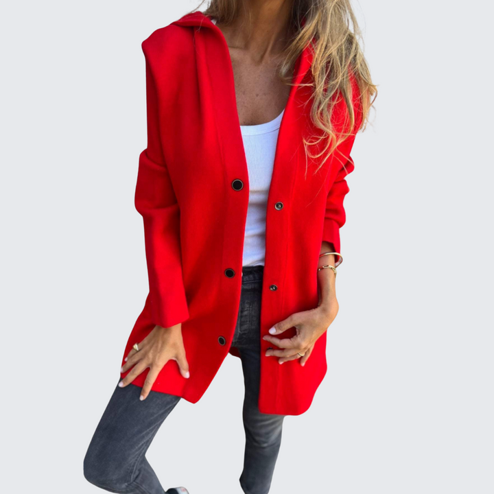 GRACE | LONG JACKET WITH HOOD