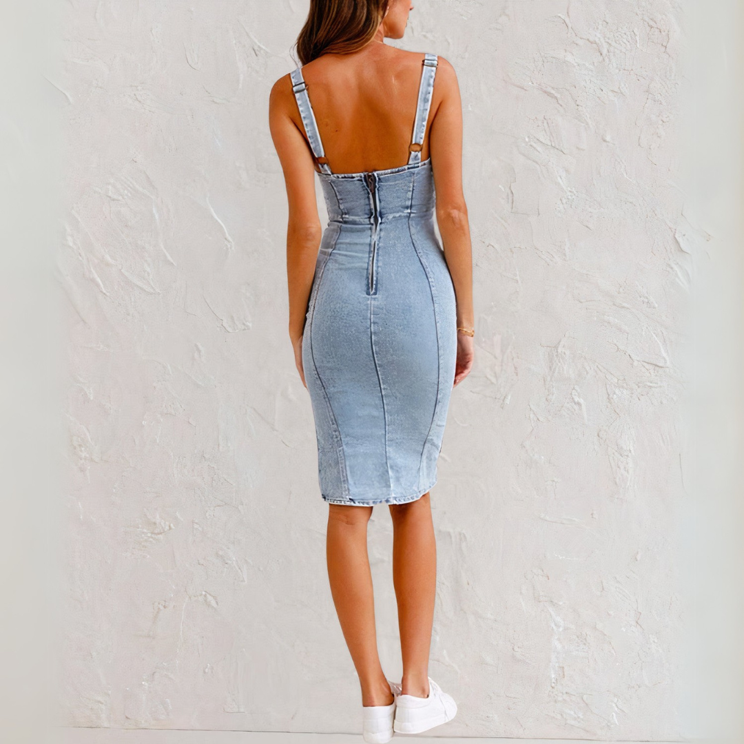 Ramonna - Sexy Denim Dress