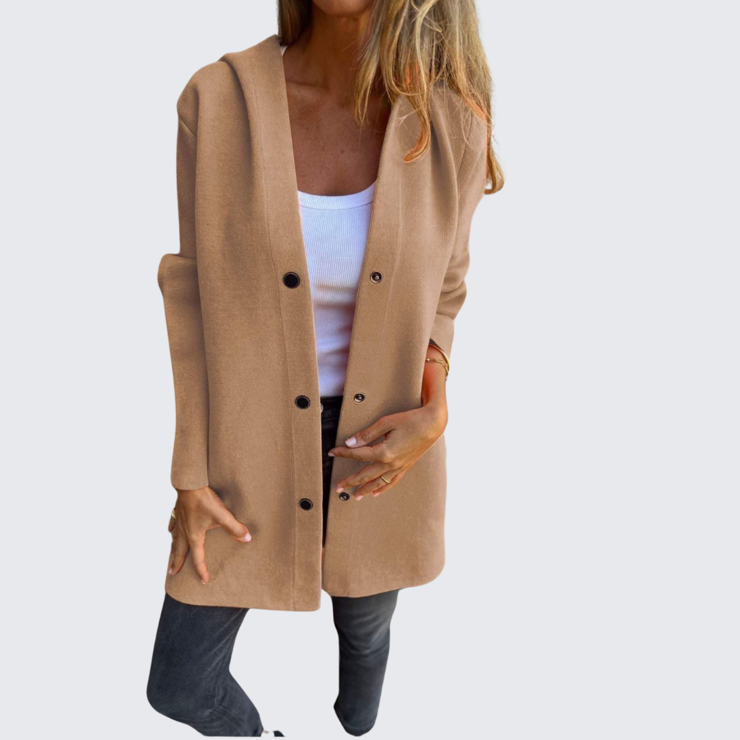 GRACE | LONG JACKET WITH HOOD