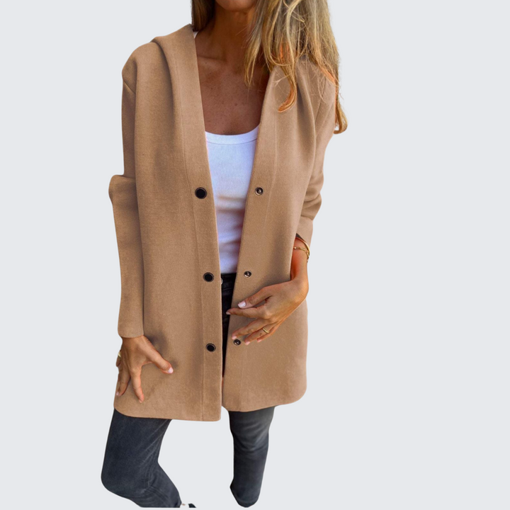 GRACE | LONG JACKET WITH HOOD