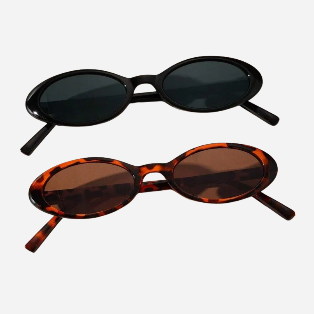 Elite Vintage Oval Sunglasses