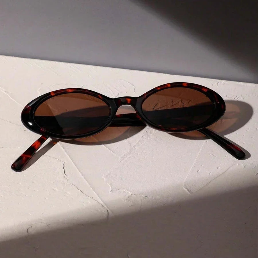 Elite Vintage Oval Sunglasses